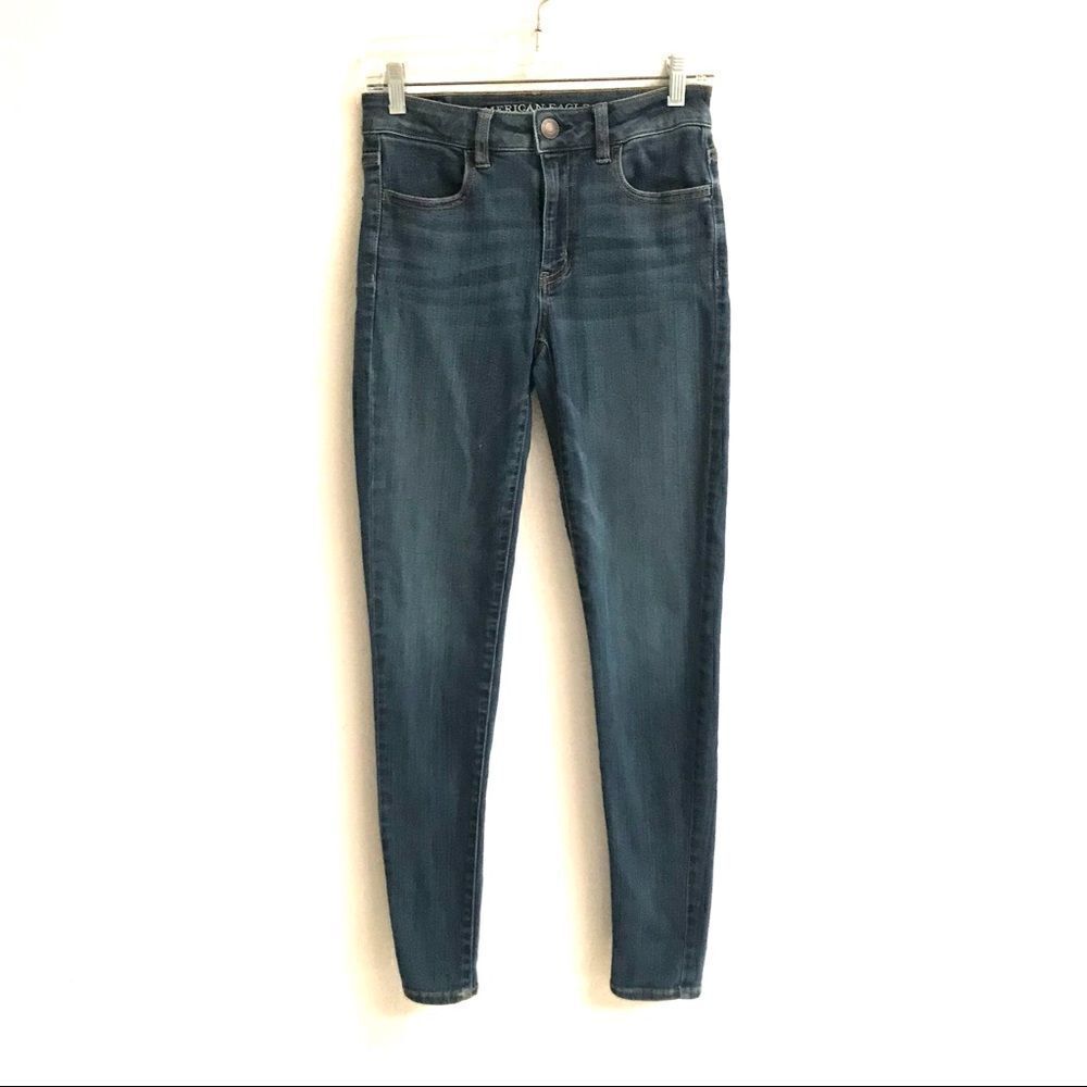 American Eagle Outfitters high rise jegging denim jeans 2L‎